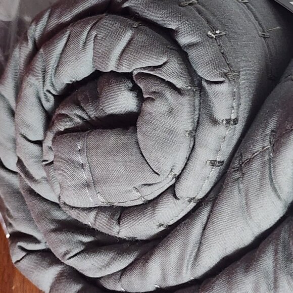 Hearth And Hand With Magnolia Radiant Gray Cotton Textured Stripe Standard Sham - Picture 6 of 16